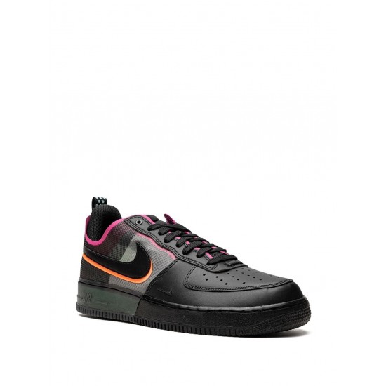 Air Force 1 React "Black/Pink Prime" sneakers