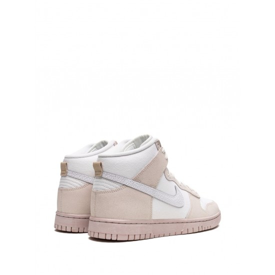 Dunk High Retro PRM "Cracked Leather Swoosh" sneakers