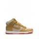 Dunk High "Gold Canvas" sneakers