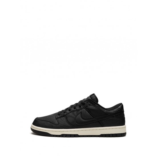 Dunk Low Retro PRM "Black Canvas" sneakers