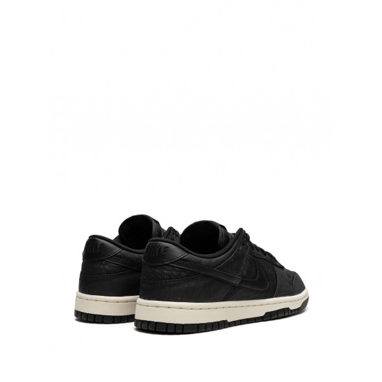 Dunk Low Retro PRM "Black Canvas" sneakers