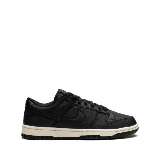 Dunk Low Retro PRM "Black Canvas" sneakers