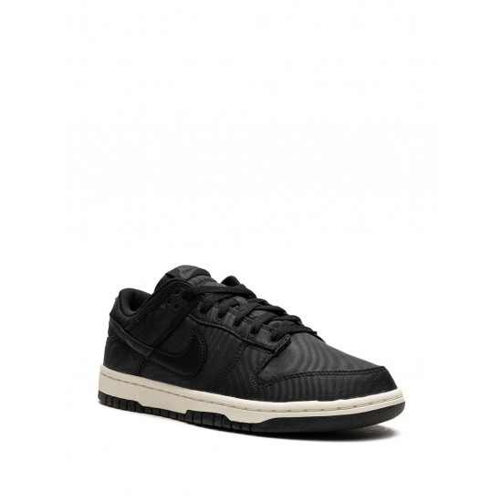 Dunk Low Retro PRM "Black Canvas" sneakers