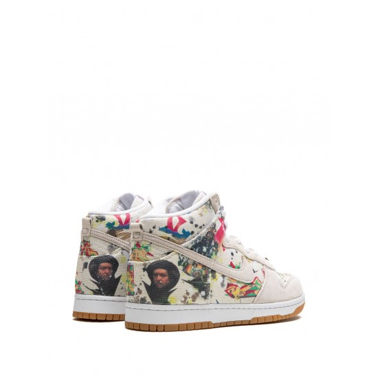 x Supreme SB Dunk High "Rammellzee" sneakers