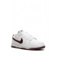 Dunk Low Retro "White/Night Maroon" sneakers