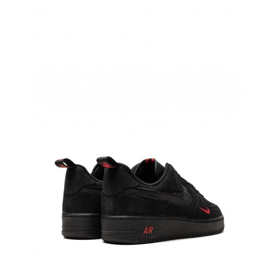 Air Force 1 Low "Multi Swoosh Black/Crimson" sneakers