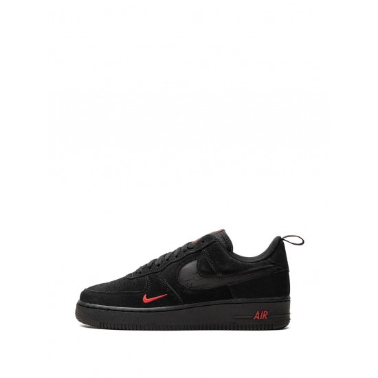Air Force 1 Low "Multi Swoosh Black/Crimson" sneakers