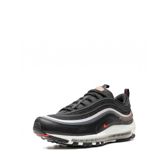 Air Max 97 "Black/Bright Crimson" sneakers