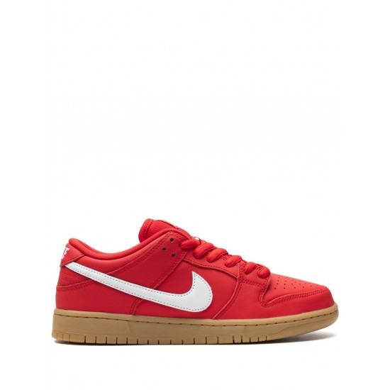 SB Dunk Low Pro "University Red/Gum" sneakers