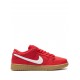 SB Dunk Low Pro "University Red/Gum" sneakers