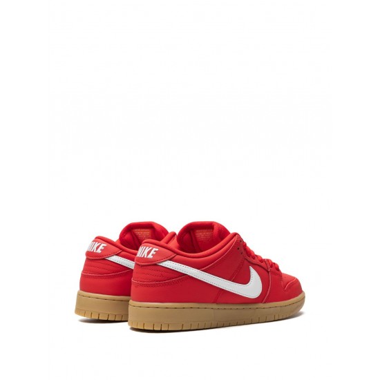 SB Dunk Low Pro "University Red/Gum" sneakers