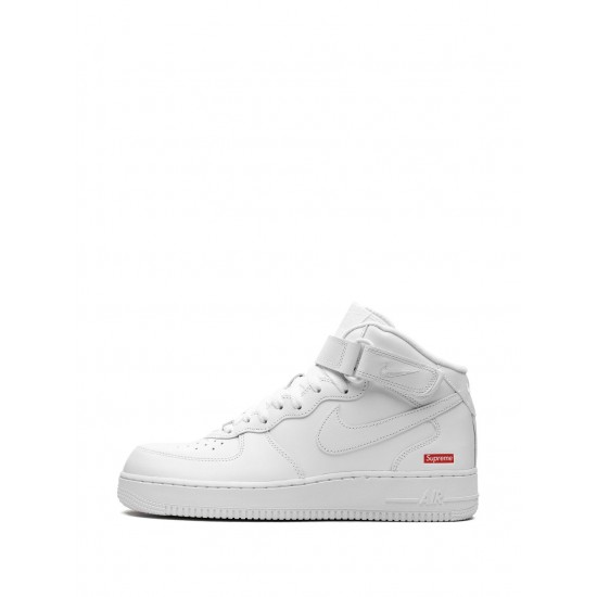 x Supreme Air Force 1 Mid "Mini Box Logo White" sneakers