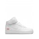 x Supreme Air Force 1 Mid "Mini Box Logo White" sneakers