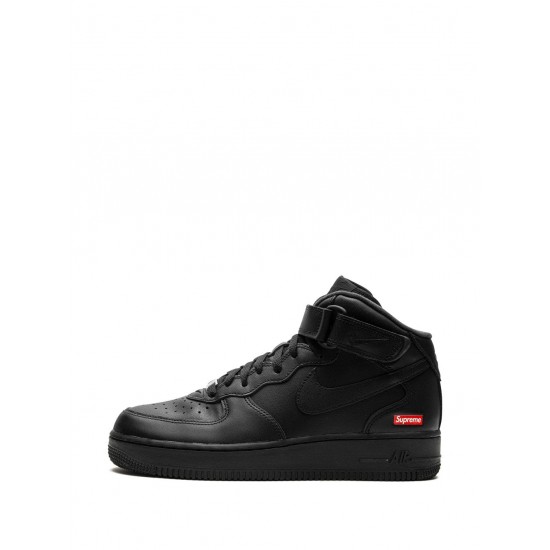 x Supreme Air Force 1 Mid "Mini Box Logo - Black" sneakers