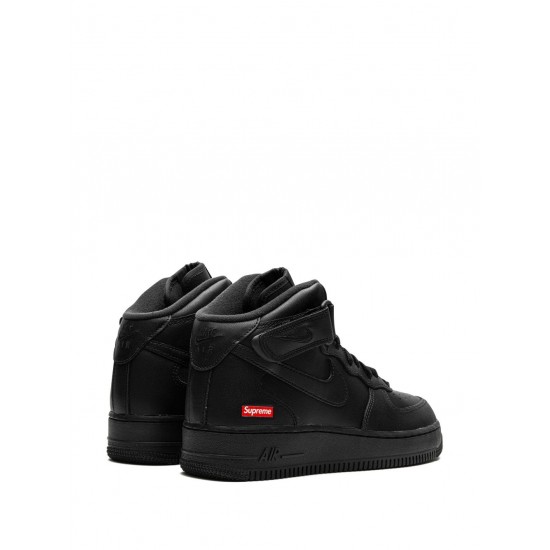 x Supreme Air Force 1 Mid "Mini Box Logo - Black" sneakers
