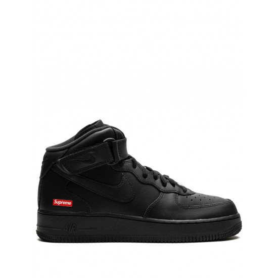x Supreme Air Force 1 Mid "Mini Box Logo - Black" sneakers