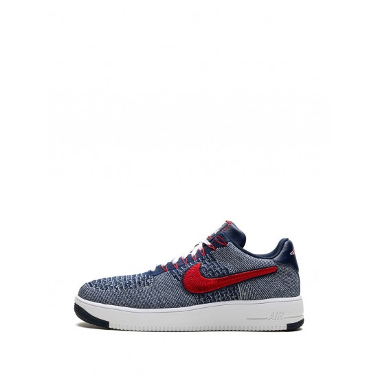 Air Force 1 Ultra Flyknit Low "Patriots Robert Kraft Wolf Grey" sneakers