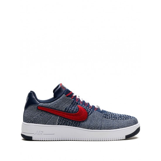 Air Force 1 Ultra Flyknit Low "Patriots Robert Kraft Wolf Grey" sneakers