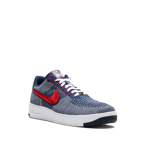 Air Force 1 Ultra Flyknit Low "Patriots Robert Kraft Wolf Grey" sneakers
