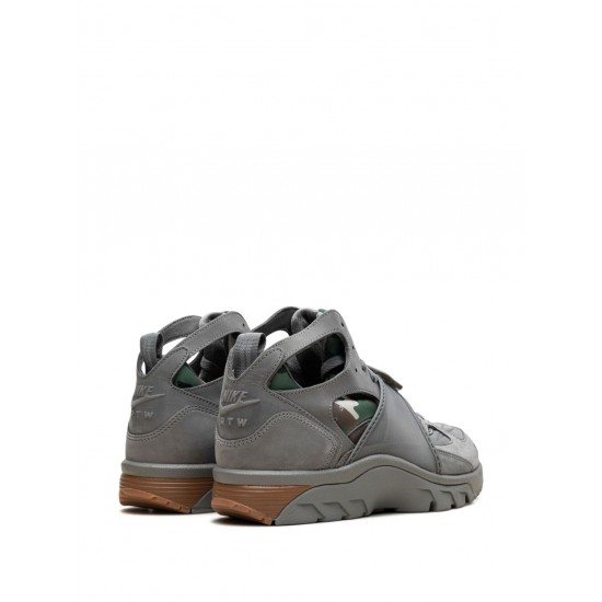x Corteiz Air Trainer Huarache "Gully Grey" sneakers