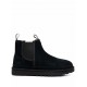 UGG debossed-logo shearling ankle boots