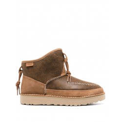 UGG decorative-stitching leather boots