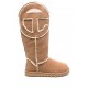 UGG x Telfar logo-patch suede boots