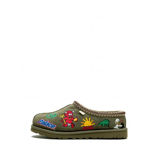 UGG x Palace "Burnt Olive" Tasman slippers