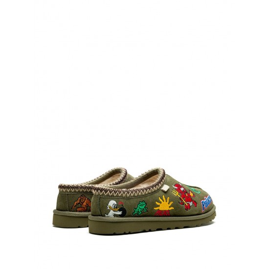 UGG x Palace "Burnt Olive" Tasman slippers
