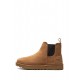 UGG debossed-logo shearling ankle boots