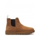 UGG debossed-logo shearling ankle boots