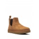 UGG debossed-logo shearling ankle boots