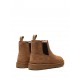 UGG debossed-logo shearling ankle boots