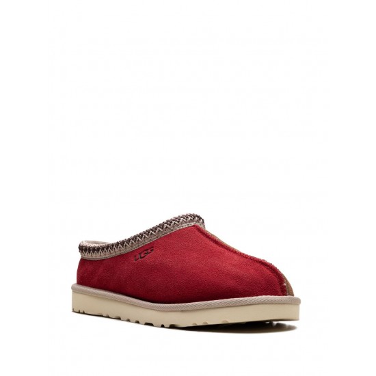 UGG Tasman "Chestnut/Samba Red" slippers
