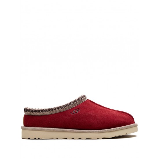 UGG Tasman "Chestnut/Samba Red" slippers